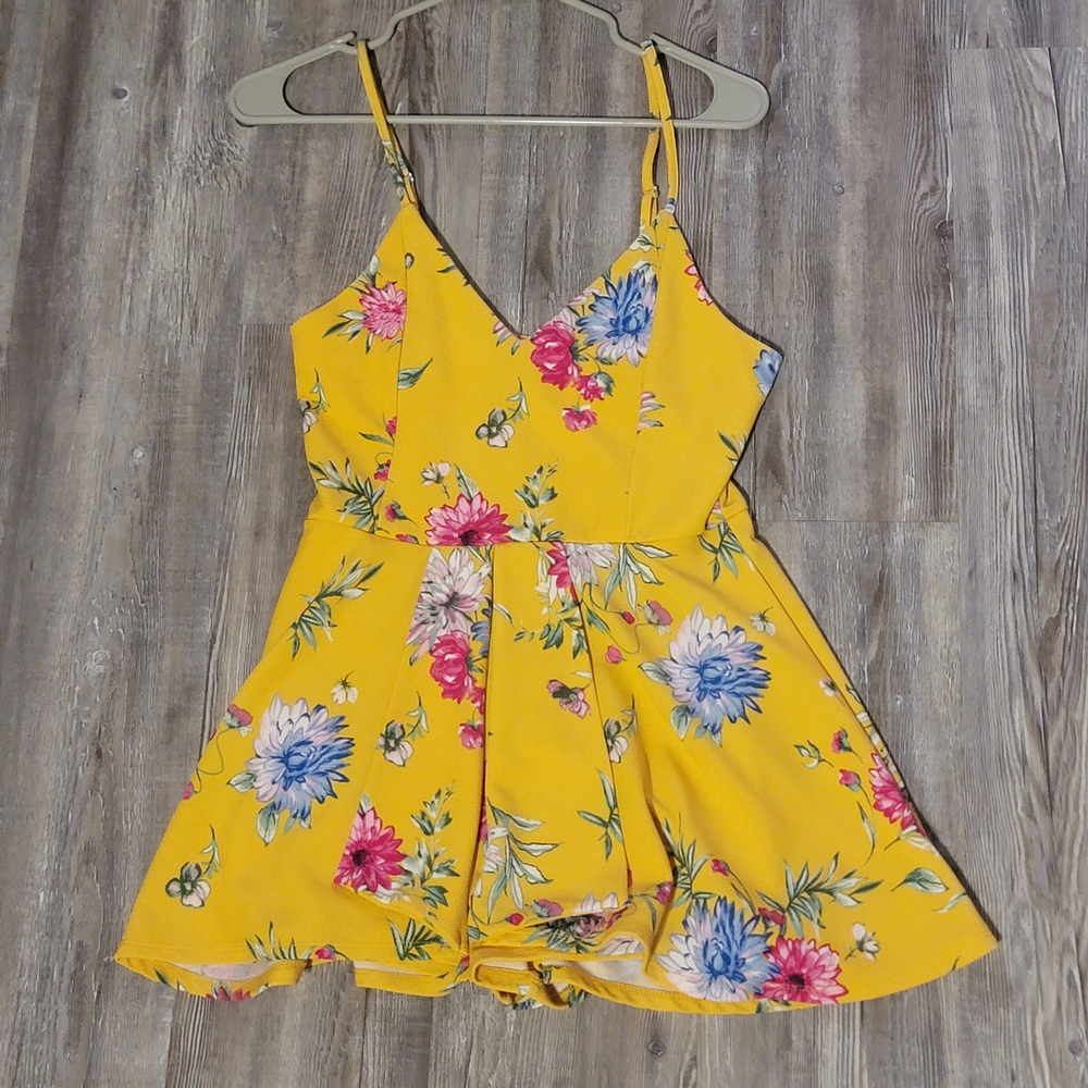 Floral Yellow Sundress